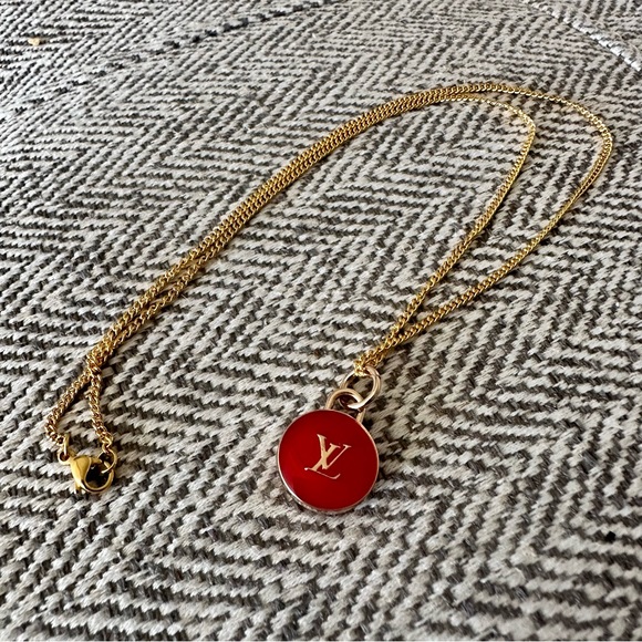 Vintage Louis Vuitton Zipper Pull Necklace - Picture 4 of 5